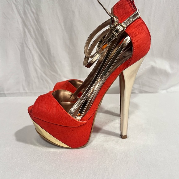 Shi brand Coral Women's Platform Heels size 6.5 - Picture 5 of 6